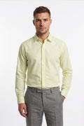 Paul Joness Men's Satin Shirt Lime