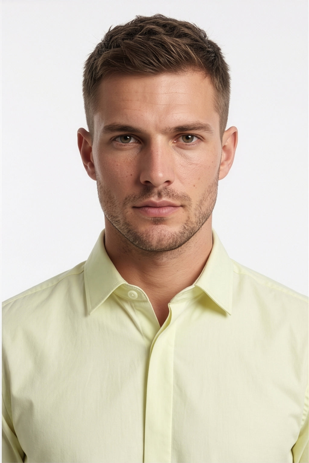 Paul Joness Men's Satin Shirt Lime
