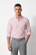 Paul Joness Men's Satin Shirt Light Pink