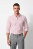 Paul Joness Men's Satin Shirt Light Pink