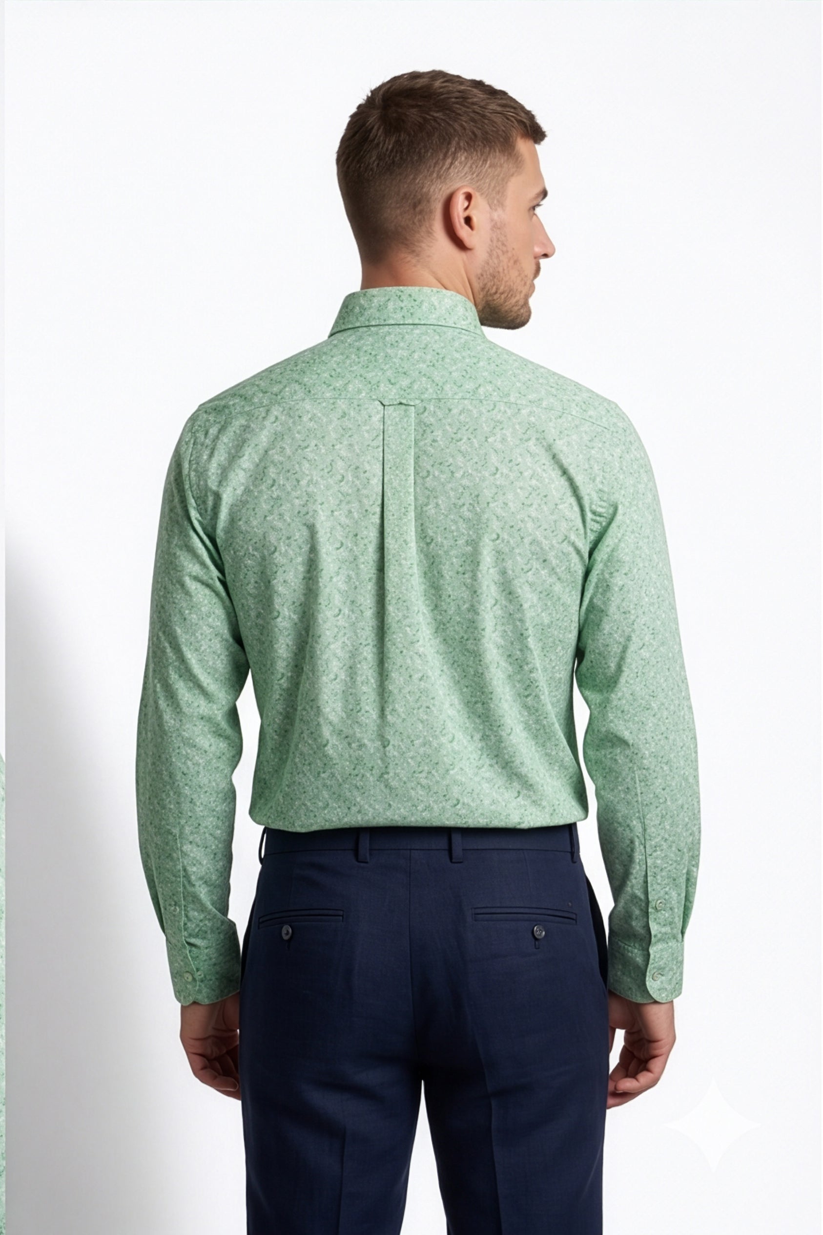 Americus  Men's Mint Green Full Sleeve