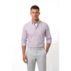 Calcani Men's Formal Shirt Lavender Stripe