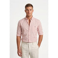 Calcani Men's Formal Shirt Blush Pink Stripe