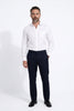 Calcani Men's Trouser – Deep Midnight Navy