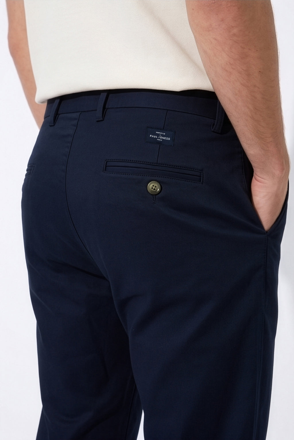 Paul Joness Men's High Density Chinos Navy Blue