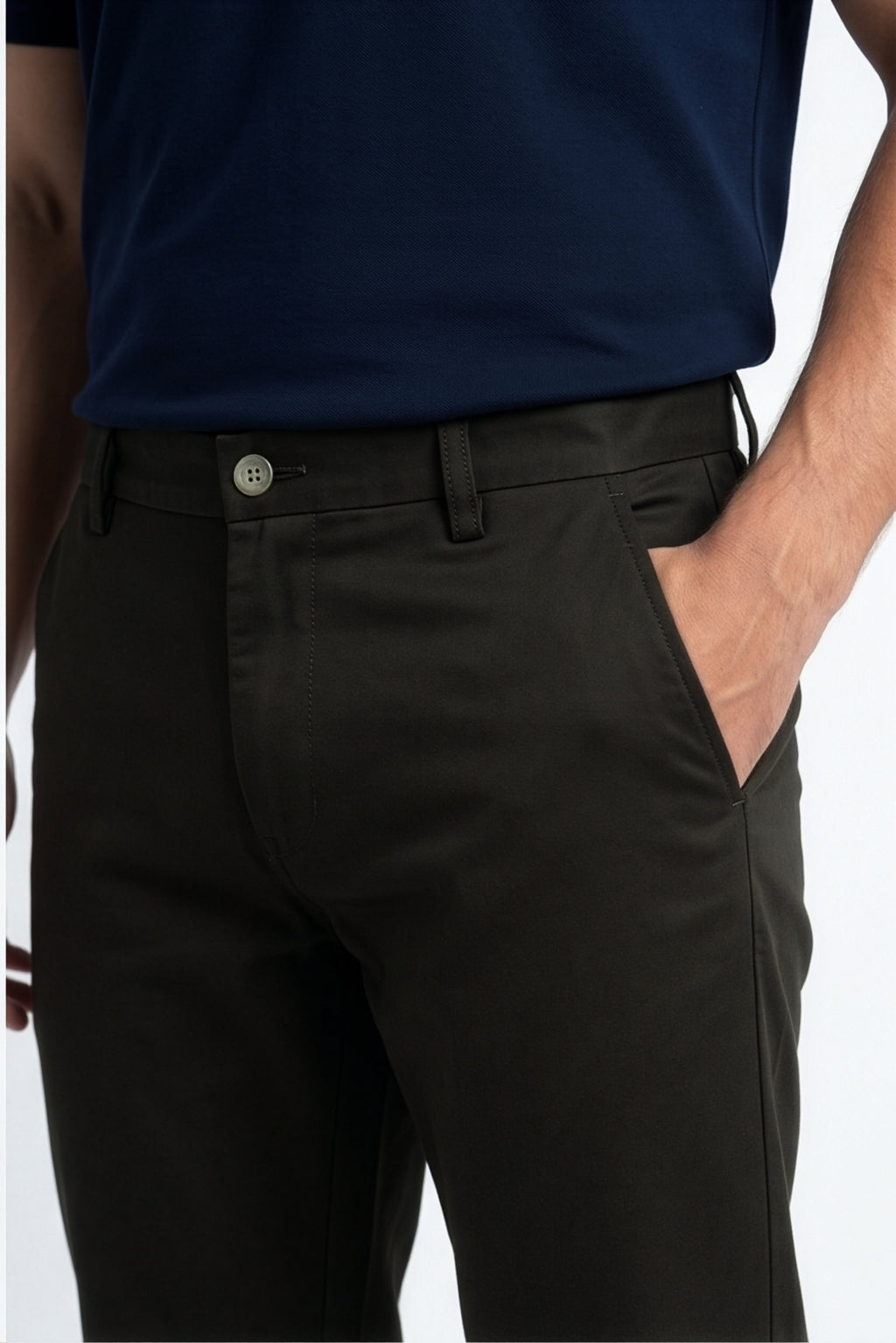 Paul Joness Men's High Density Chinos Black