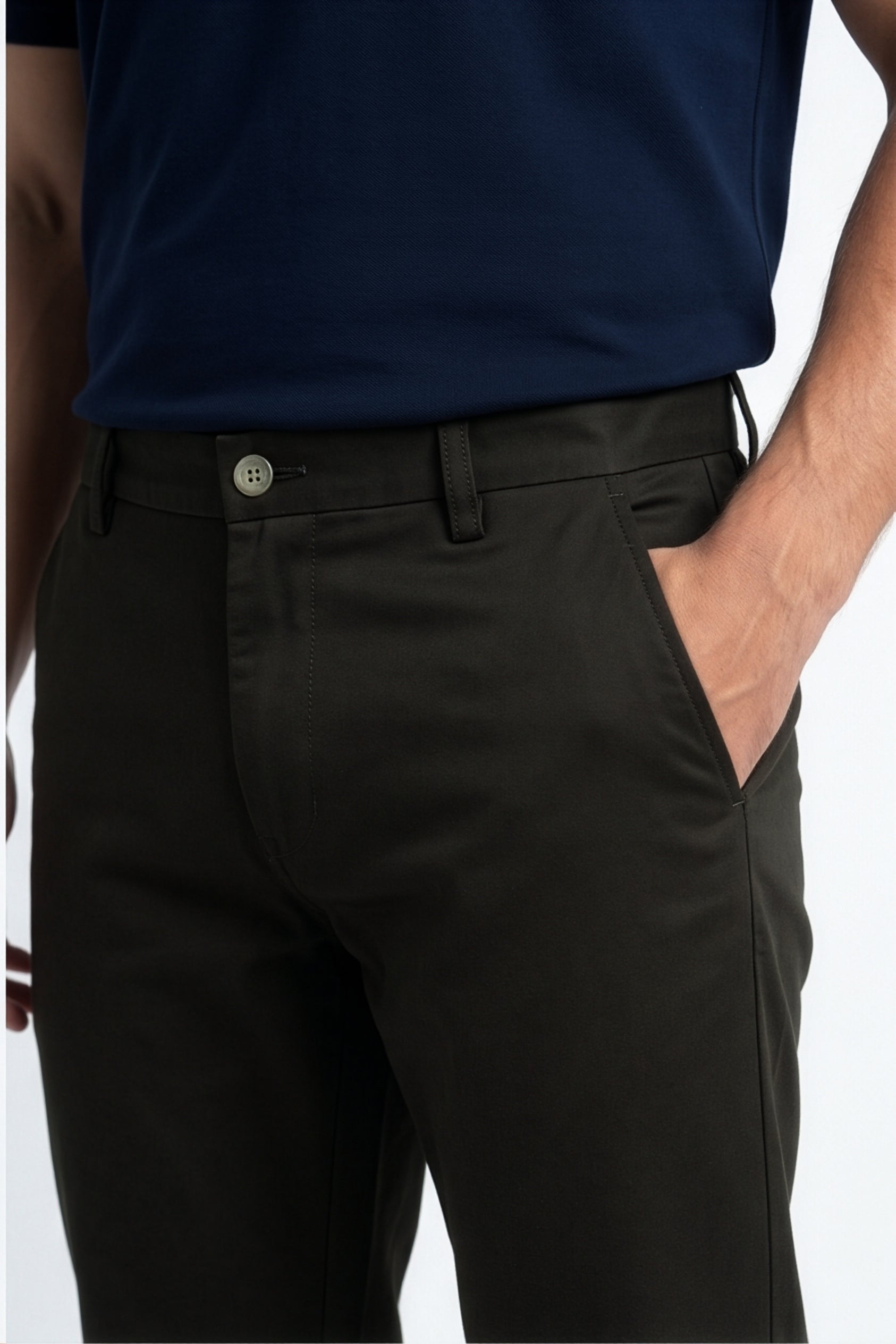 Paul Joness Men's High Density Chinos Black