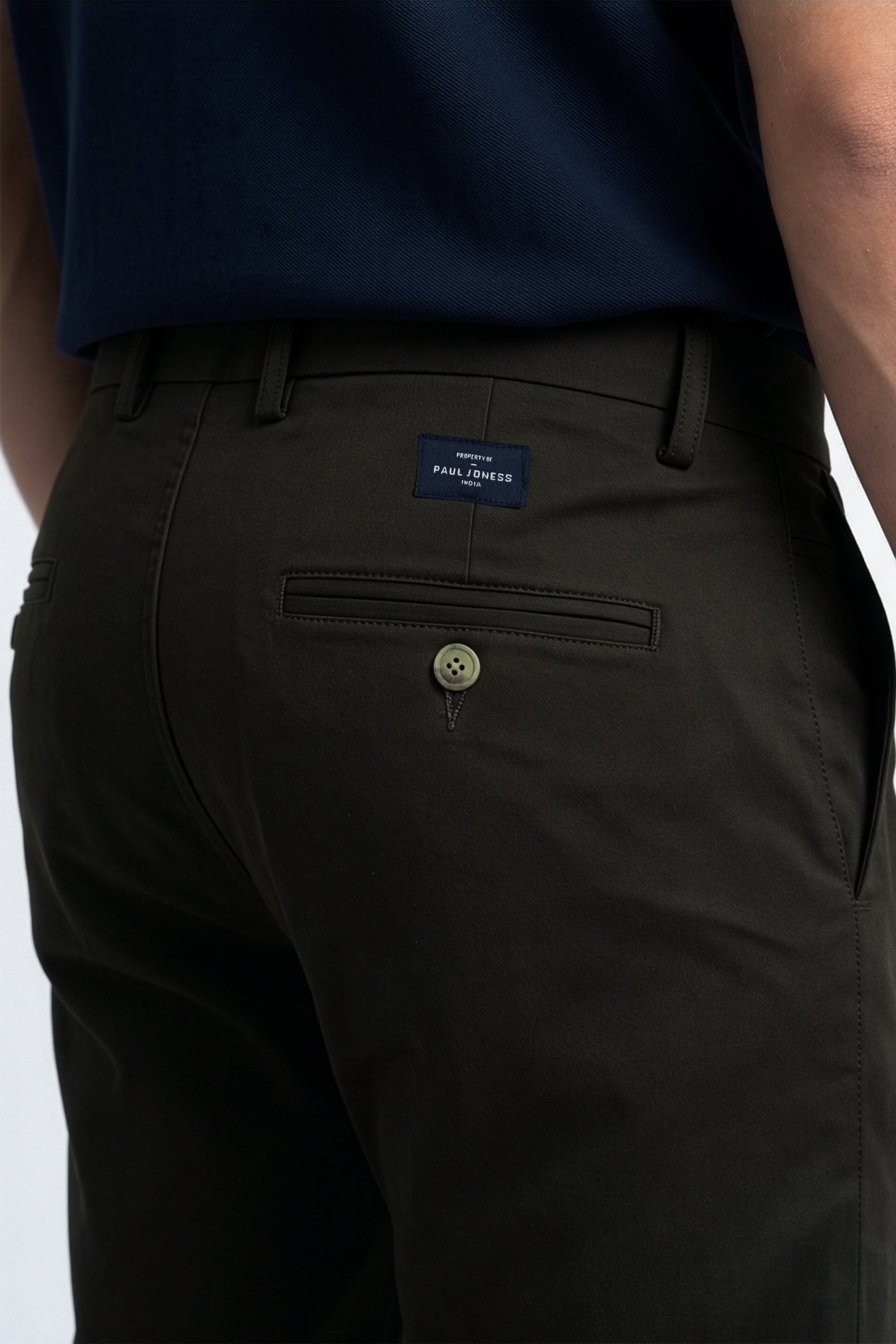 Paul Joness Men's High Density Chinos Black