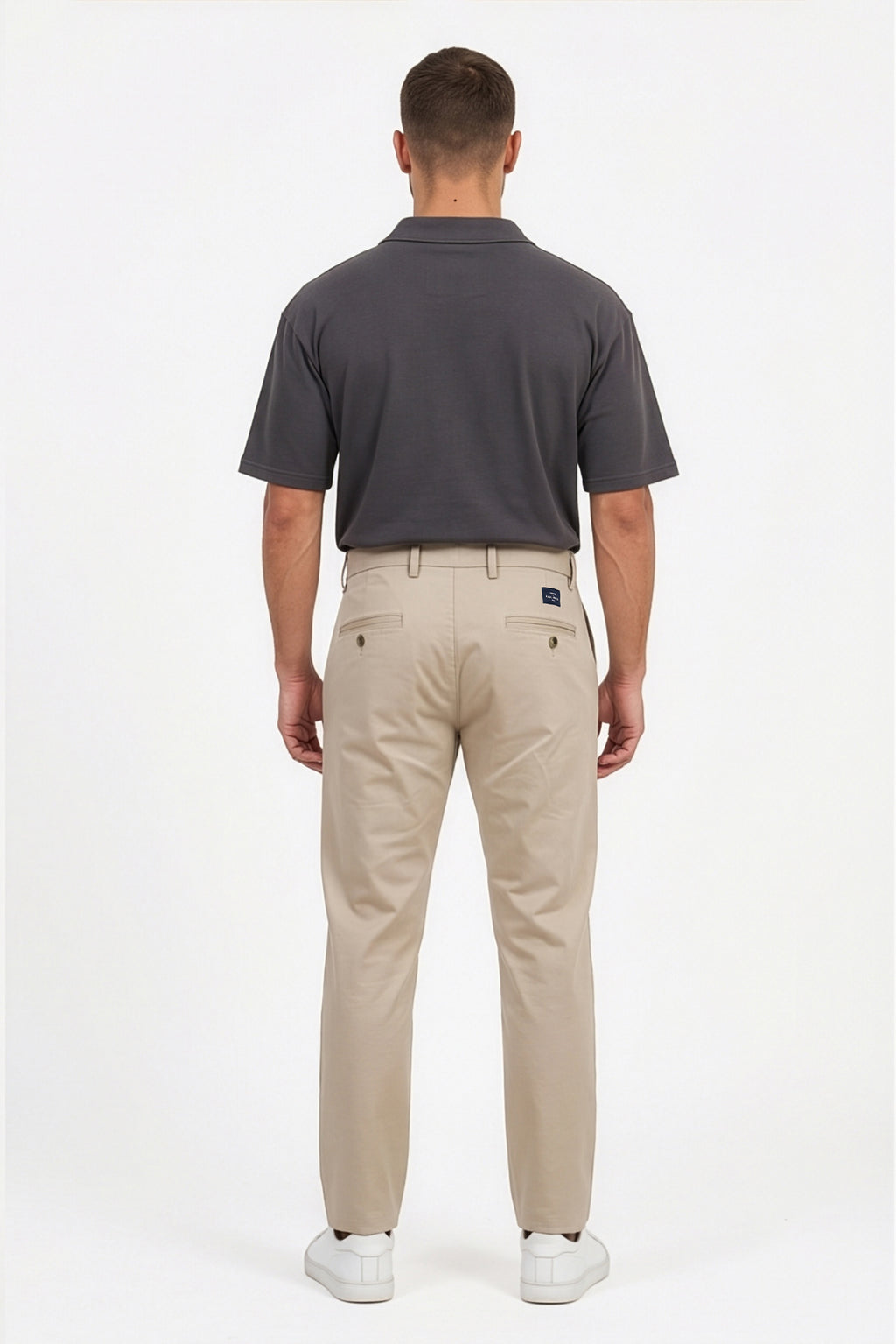 Paul Joness Men's High Density Chinos Cream