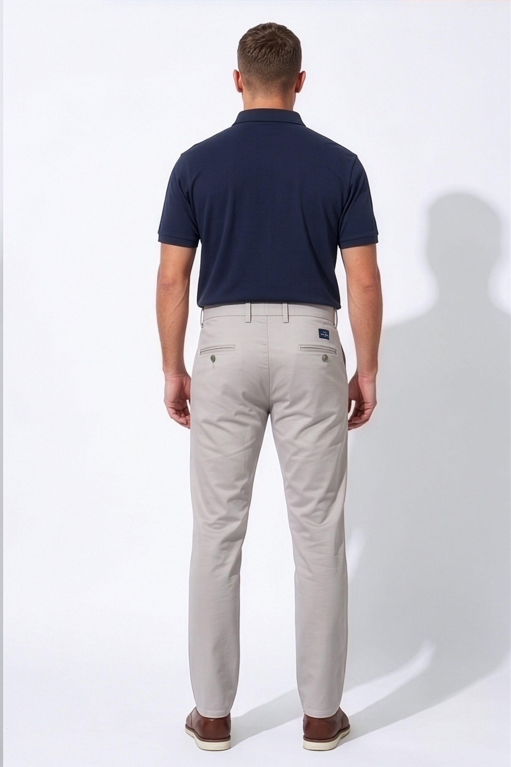 Paul Joness Men's High Density Chinos Off White