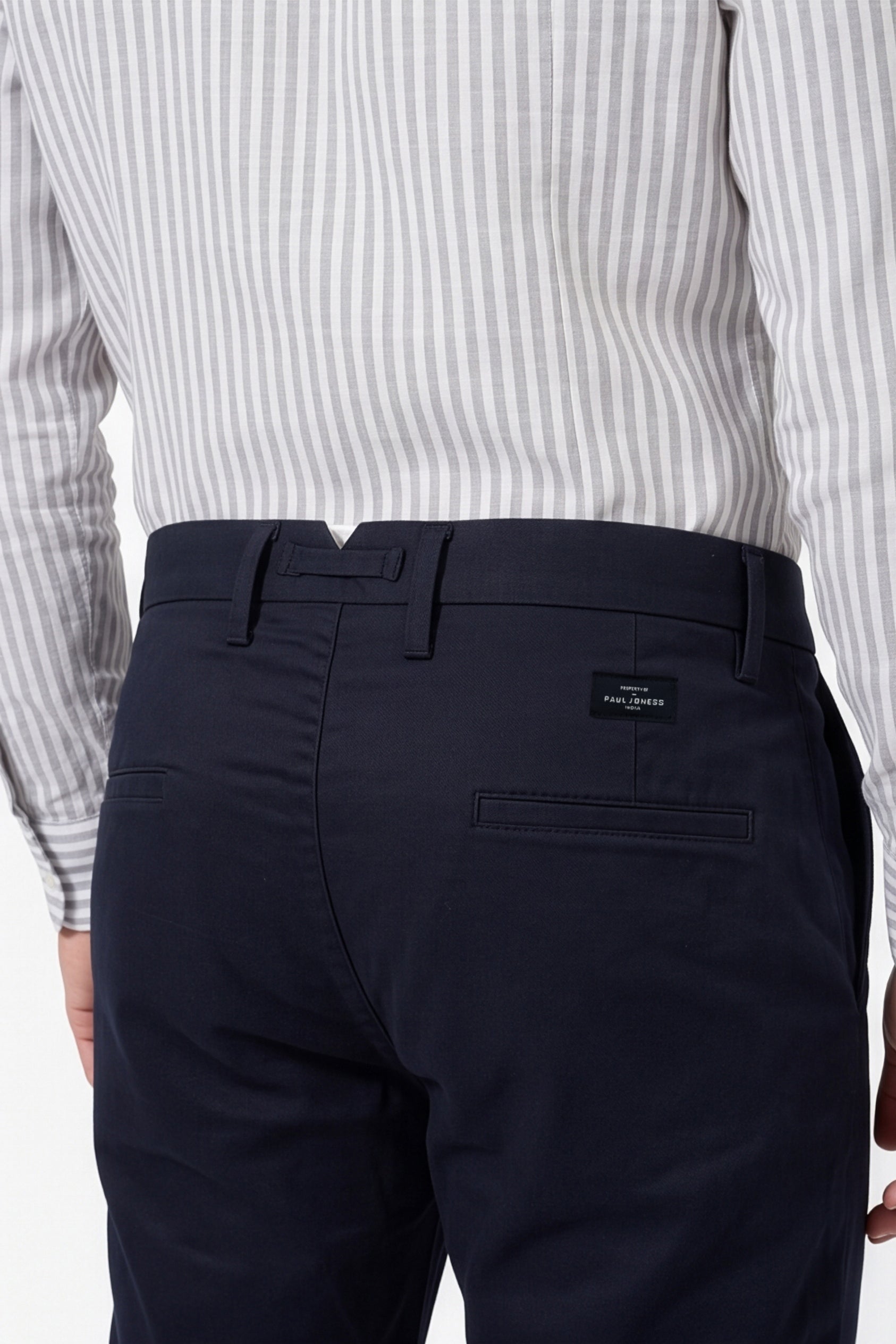 Paul Joness Men's China Bonding Chinos Navy Blue