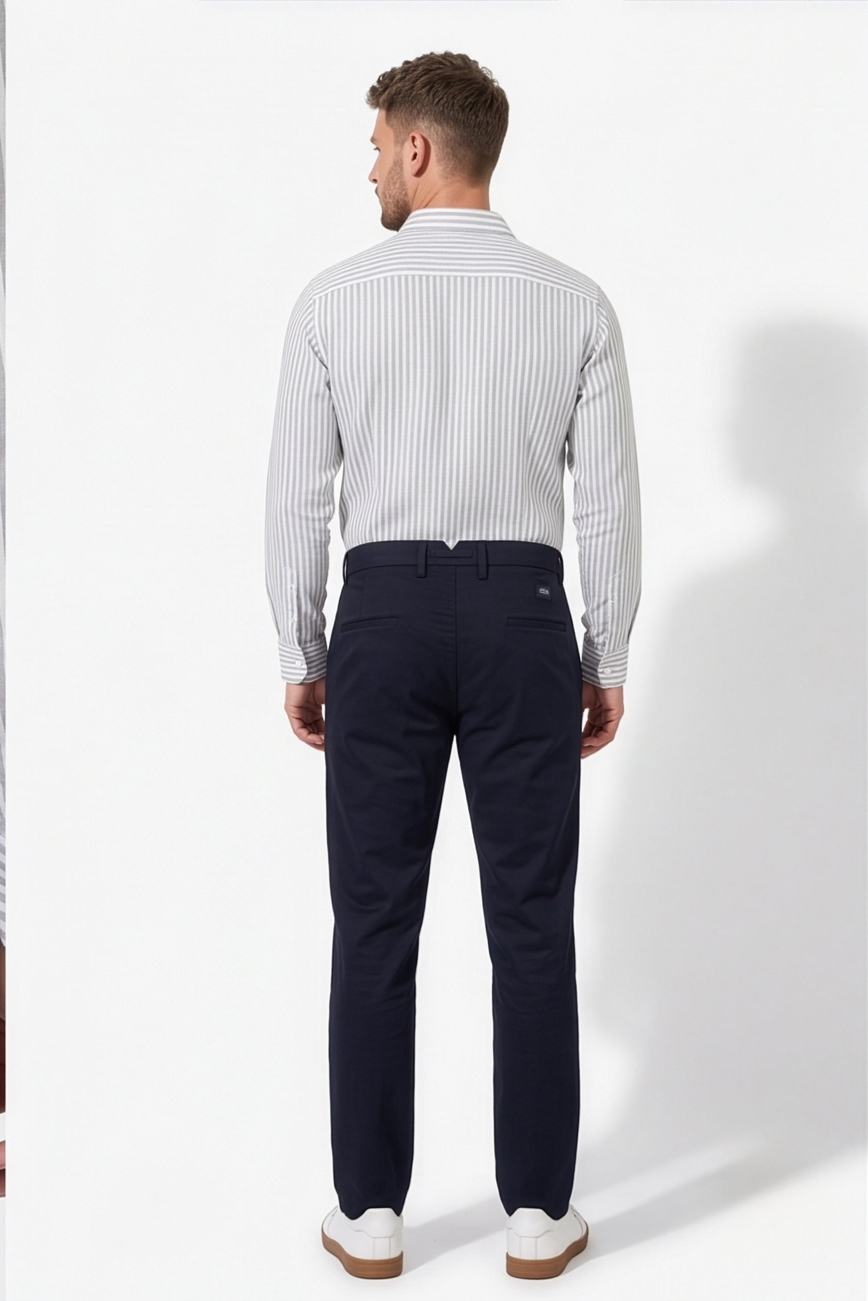 Paul Joness Men's China Bonding Chinos Navy Blue
