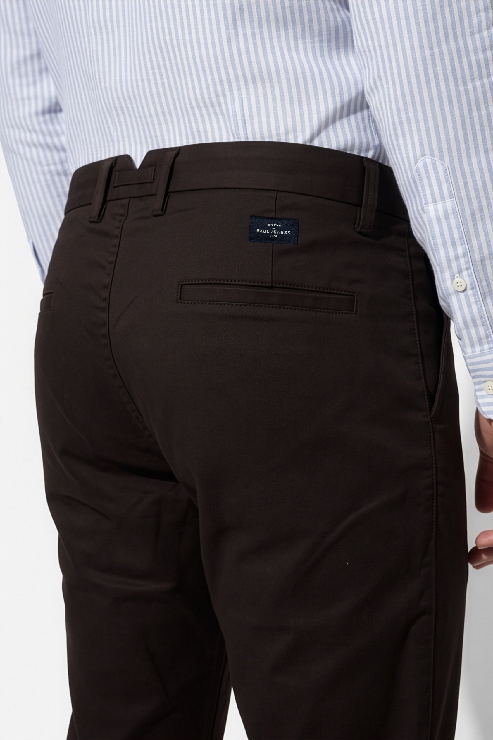 Paul Joness Men's China Bonding Chinos Dark Brown