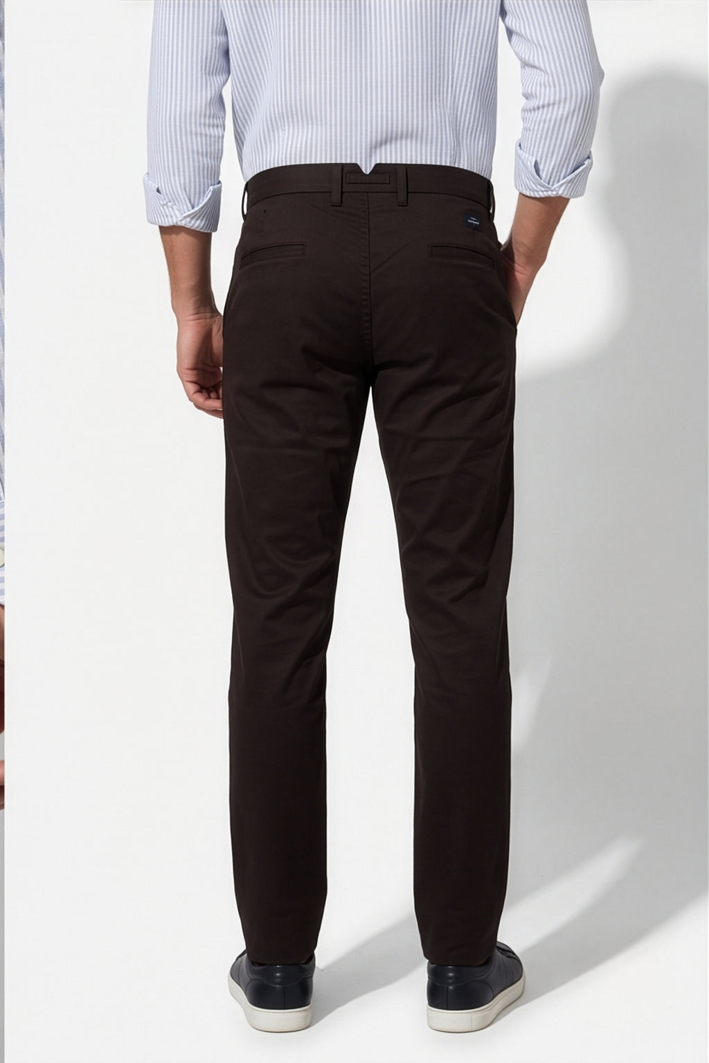 Paul Joness Men's China Bonding Chinos Dark Brown