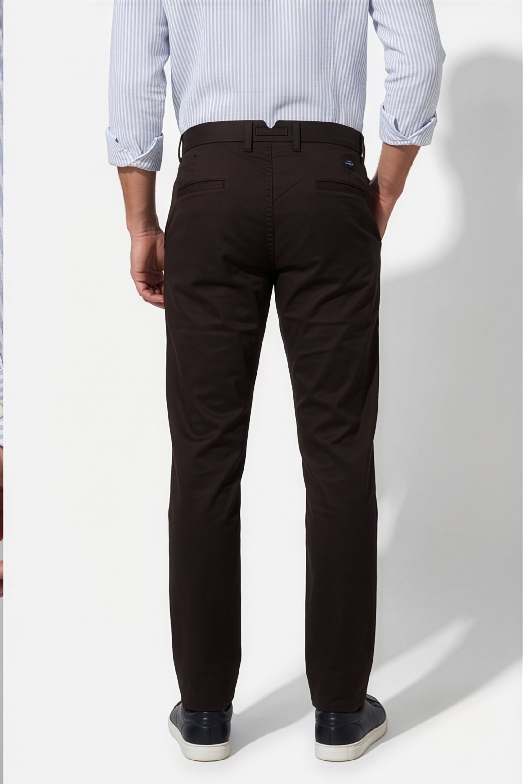 Paul Joness Men's China Bonding Chinos Dark Brown