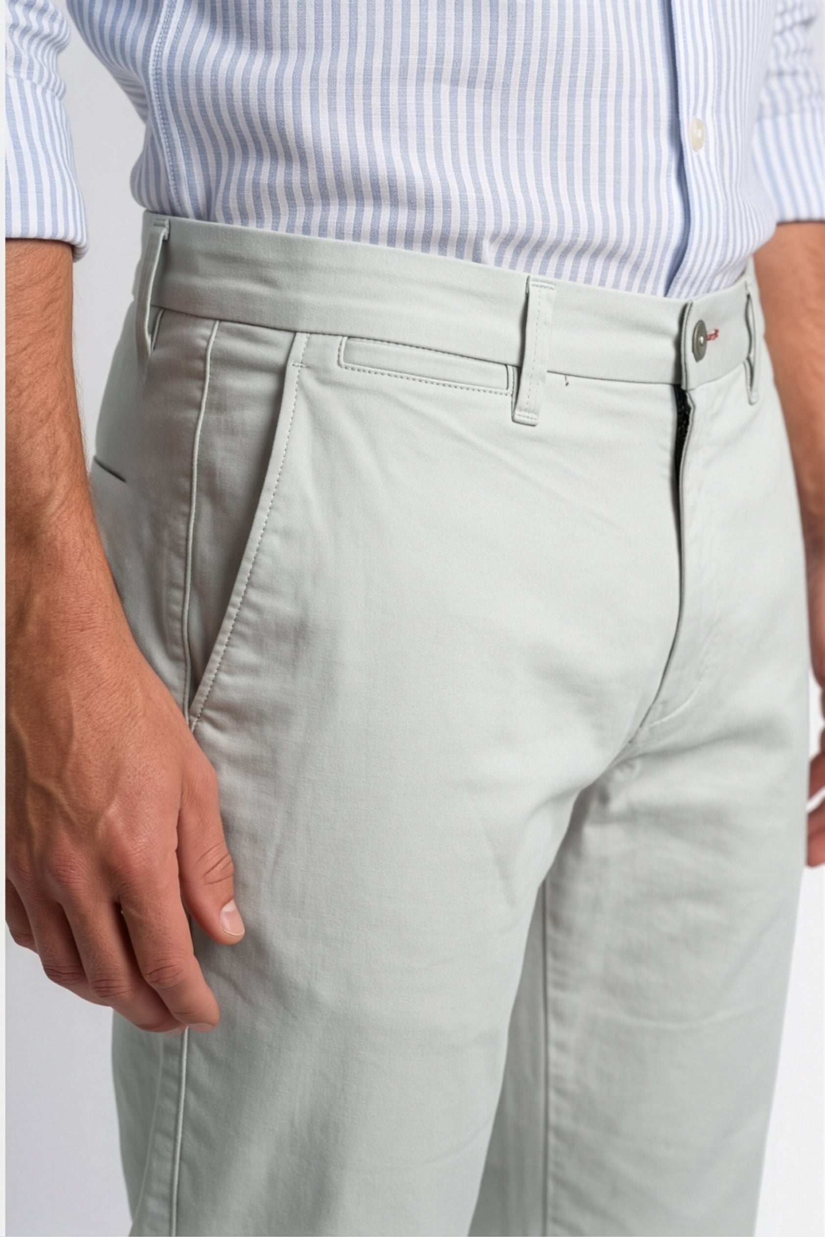 Paul Joness Men's China Bonding Chinos Cream