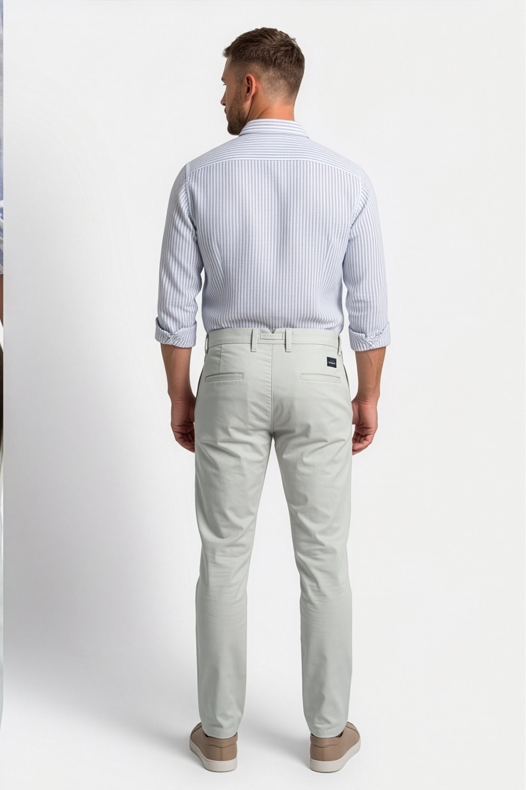 Paul Joness Men's China Bonding Chinos Cream