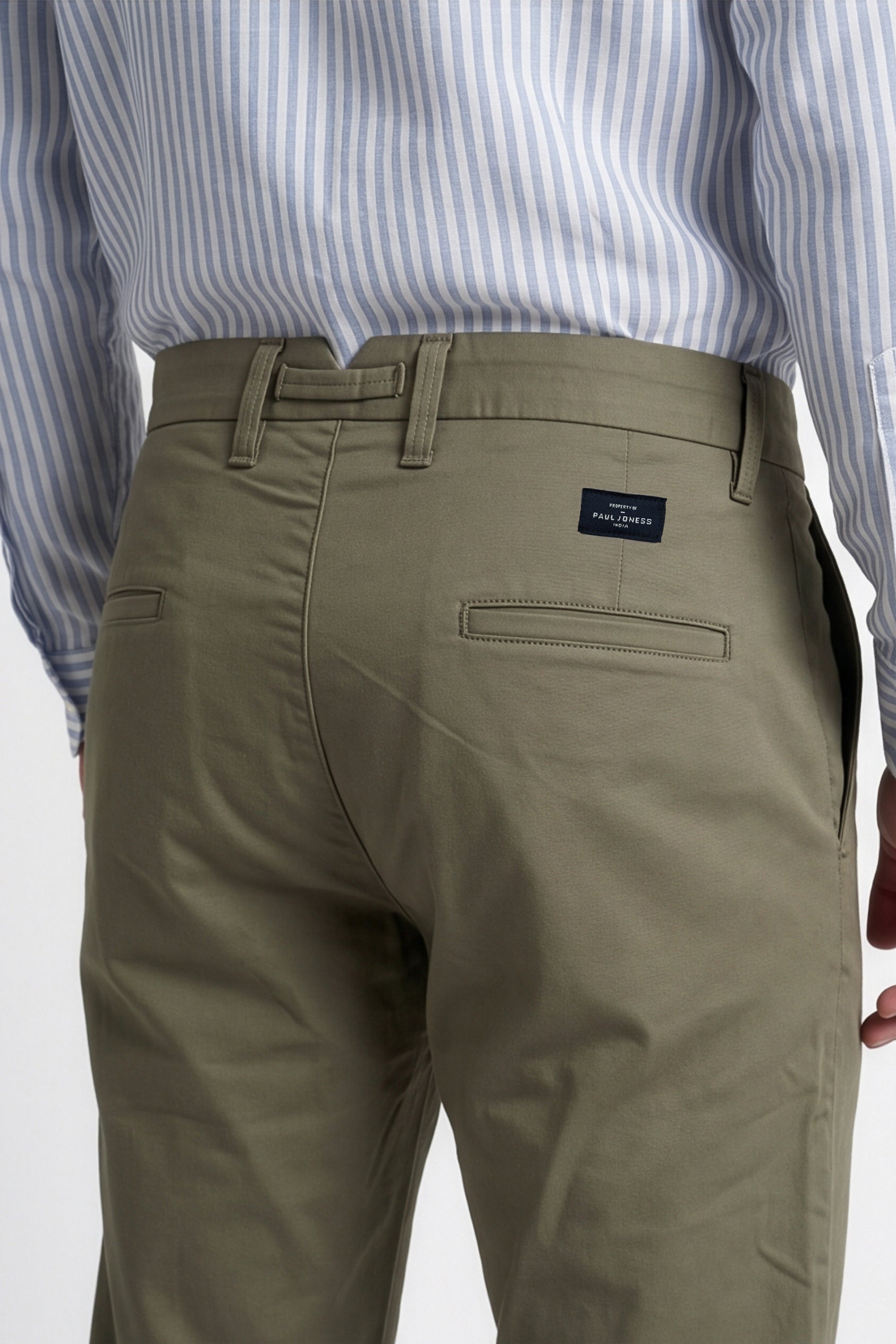 Paul Joness Men's China Bonding Chinos Sage