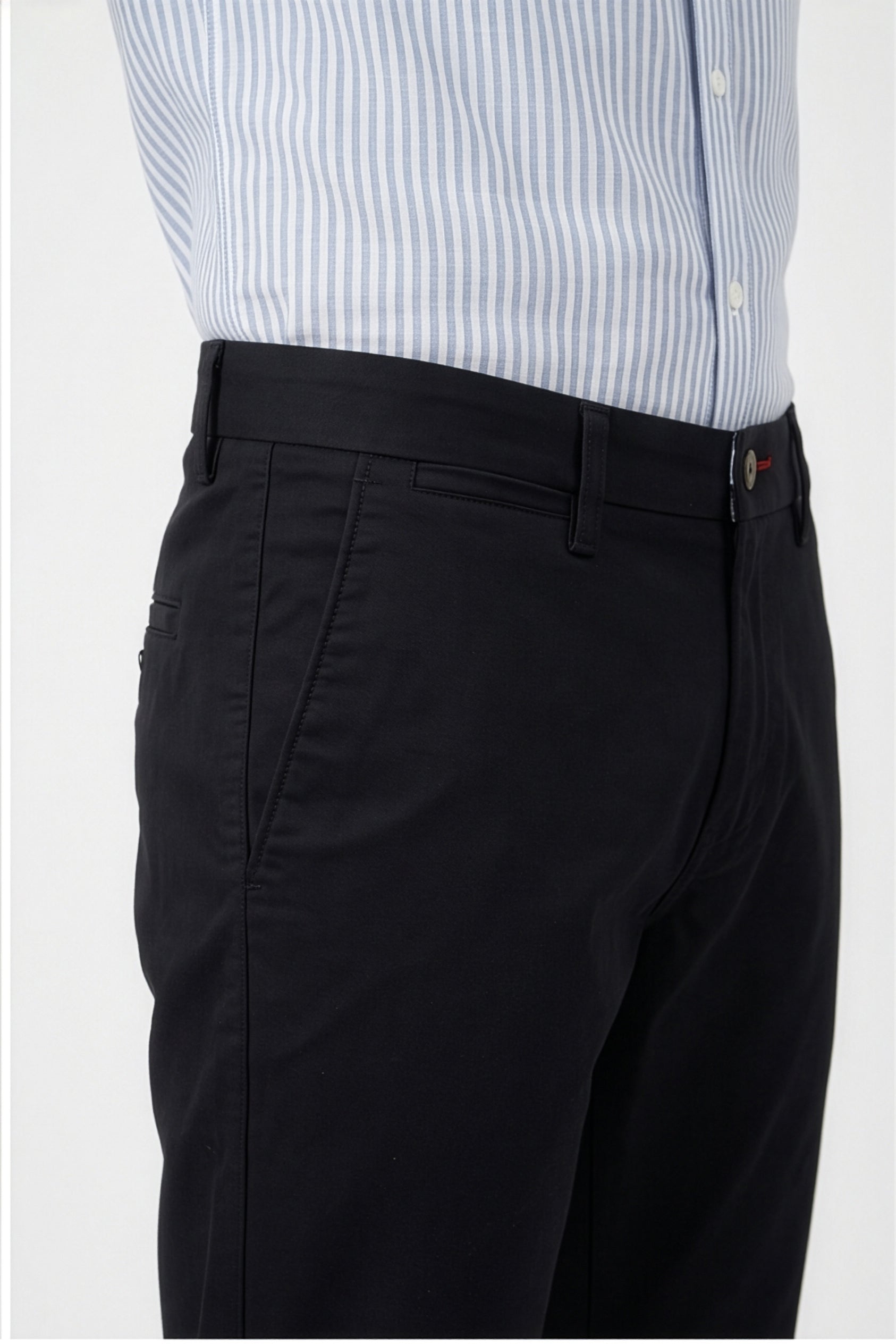 Paul Joness Men's China Bonding Chinos Black
