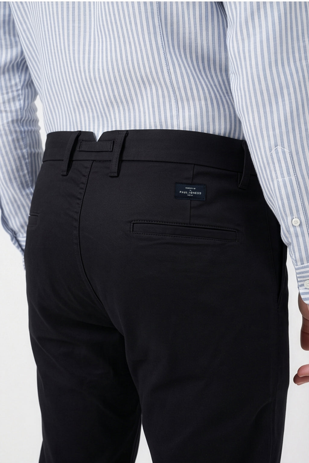 Paul Joness Men's China Bonding Chinos Black