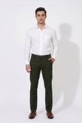 Paul Joness Men's Gap Twill Trouser Forest Green