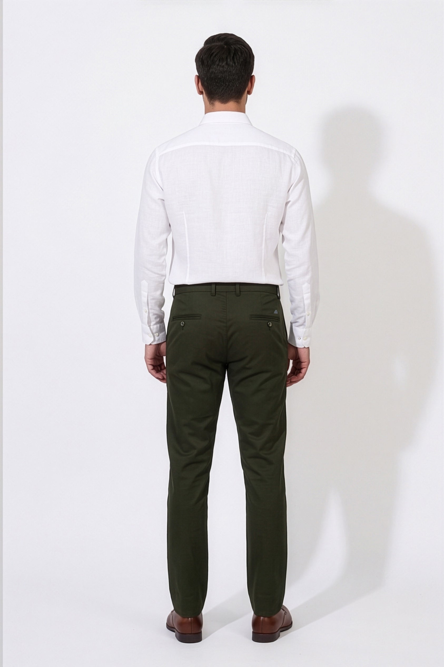 Paul Joness Men's Gap Twill Trouser Forest Green