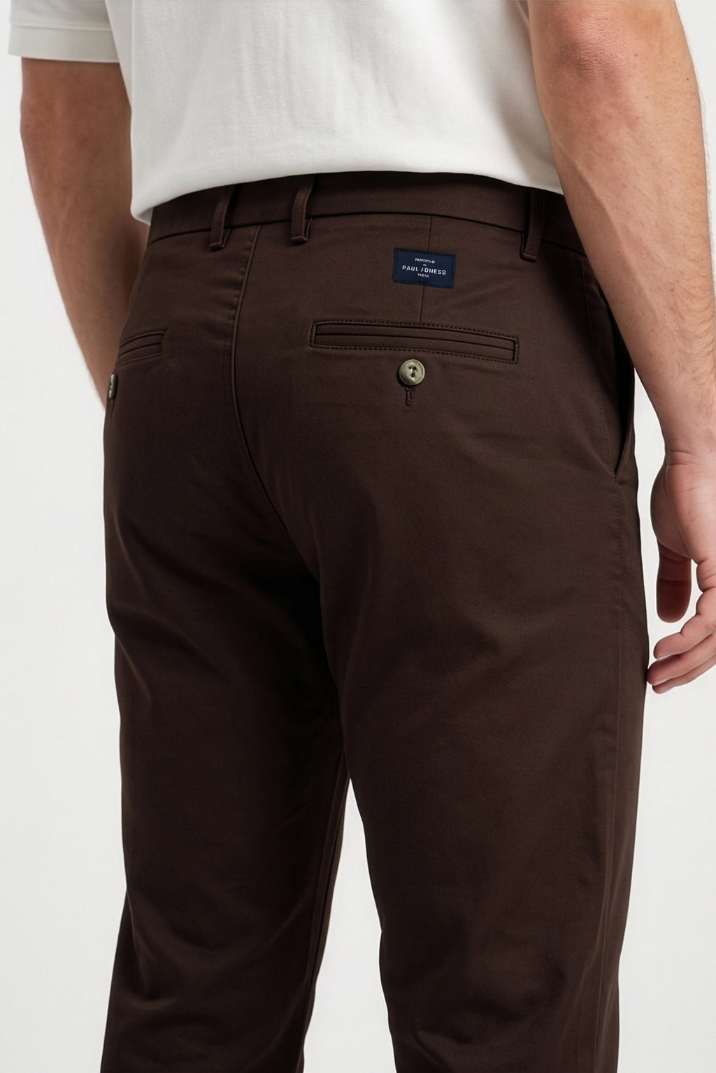 Paul Joness Men's High Density Chinos Brown
