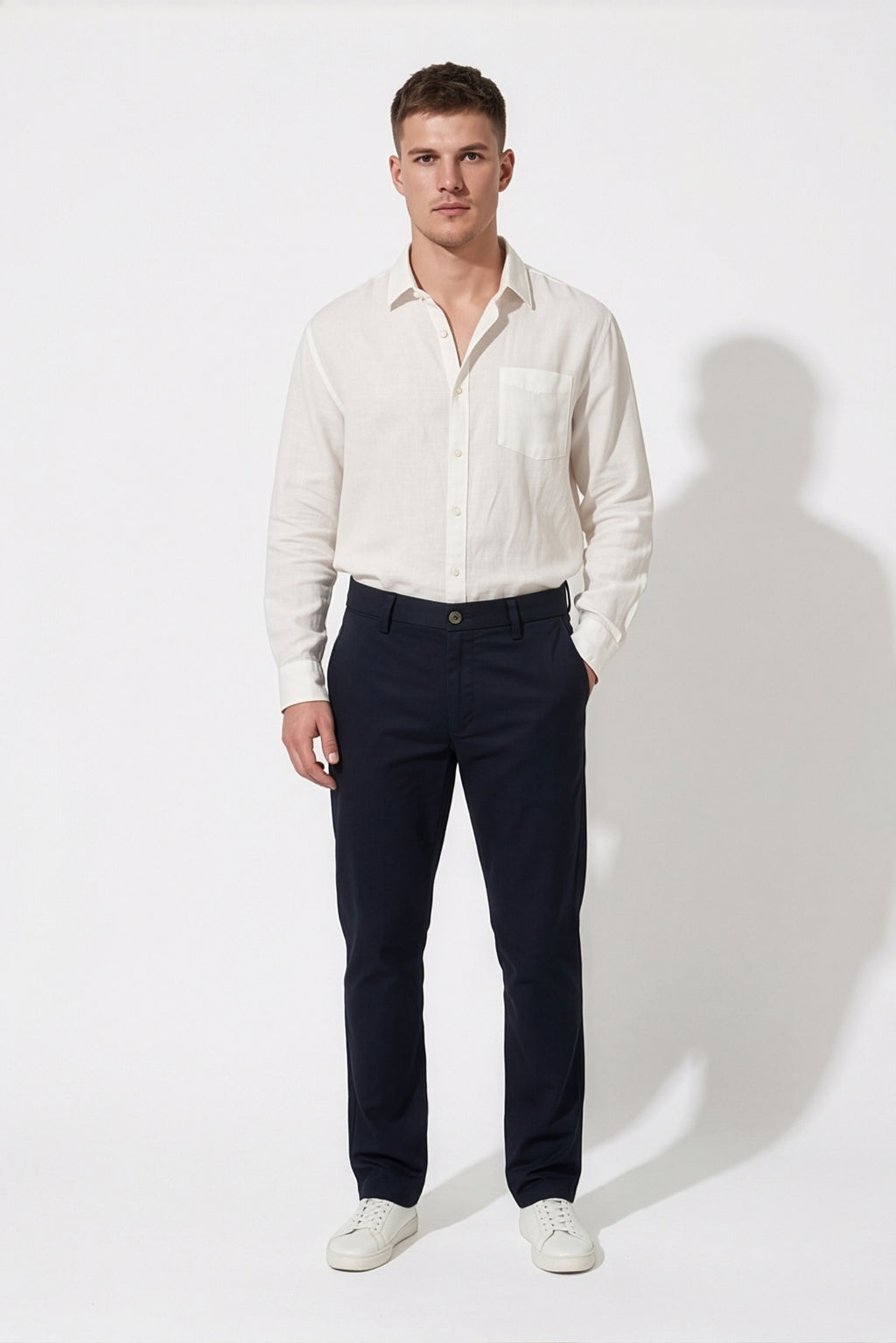 Paul Joness Men's Gap Twill Trouser Navy