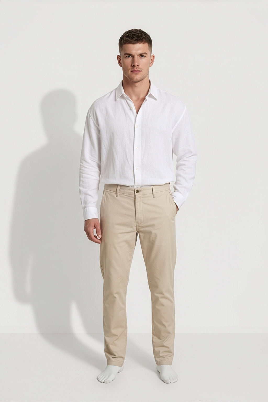 Paul Joness Men's Gap Twill Trouser Sand