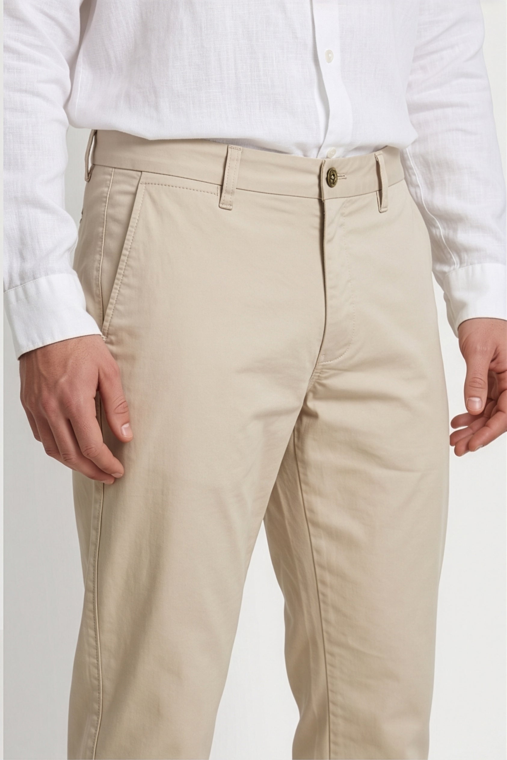 Paul Joness Men's Gap Twill Trouser Sand