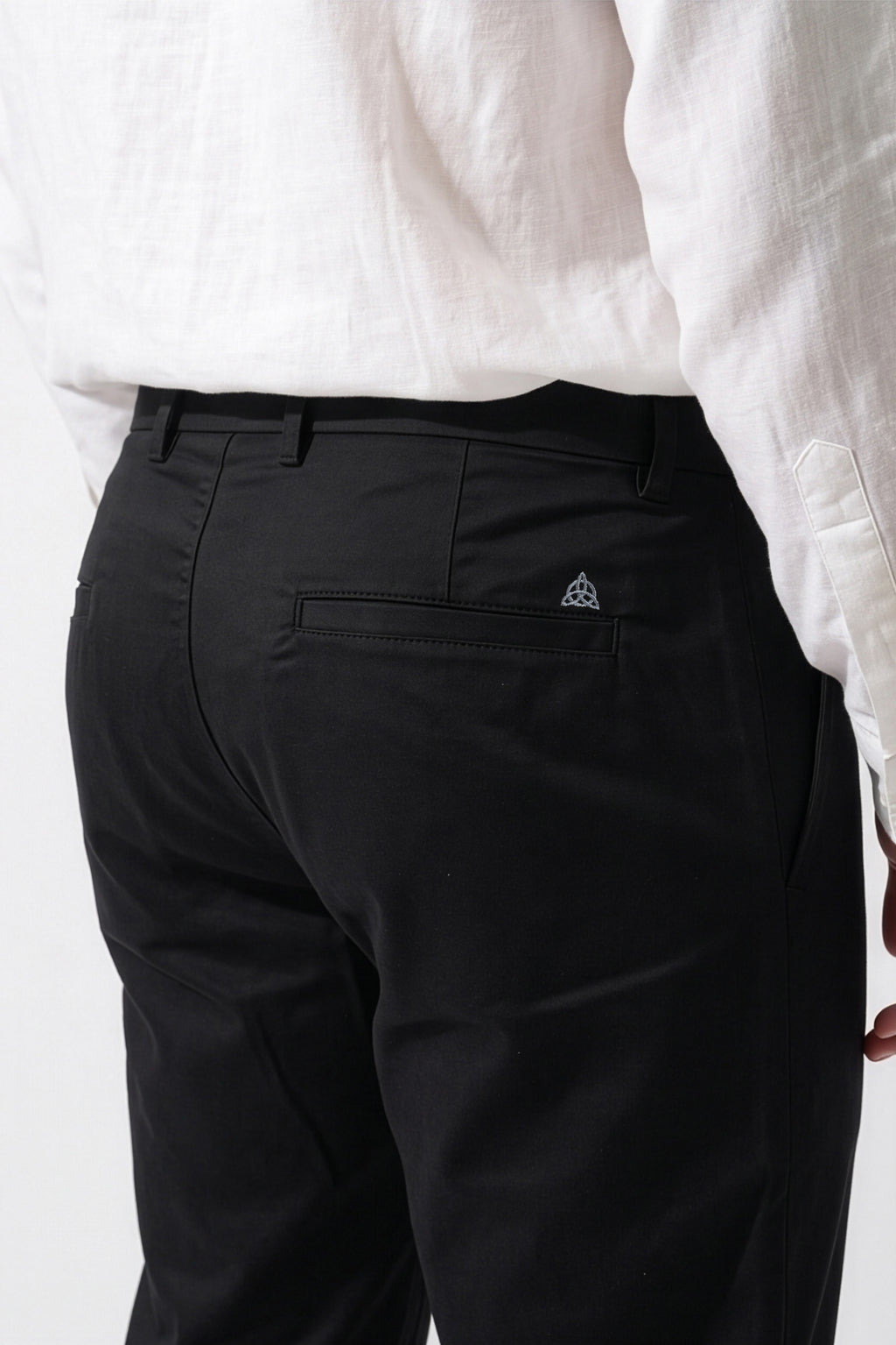 Paul Joness Men's Gap Twill Trouser Black