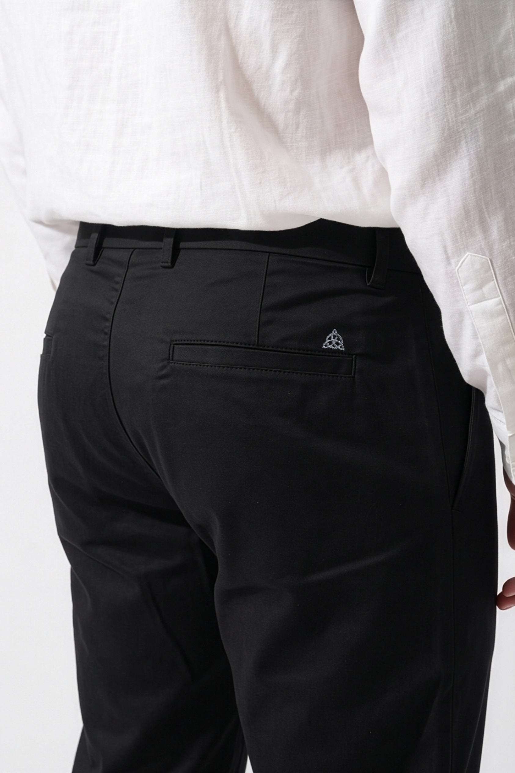 Paul Joness Men's Gap Twill Trouser Black