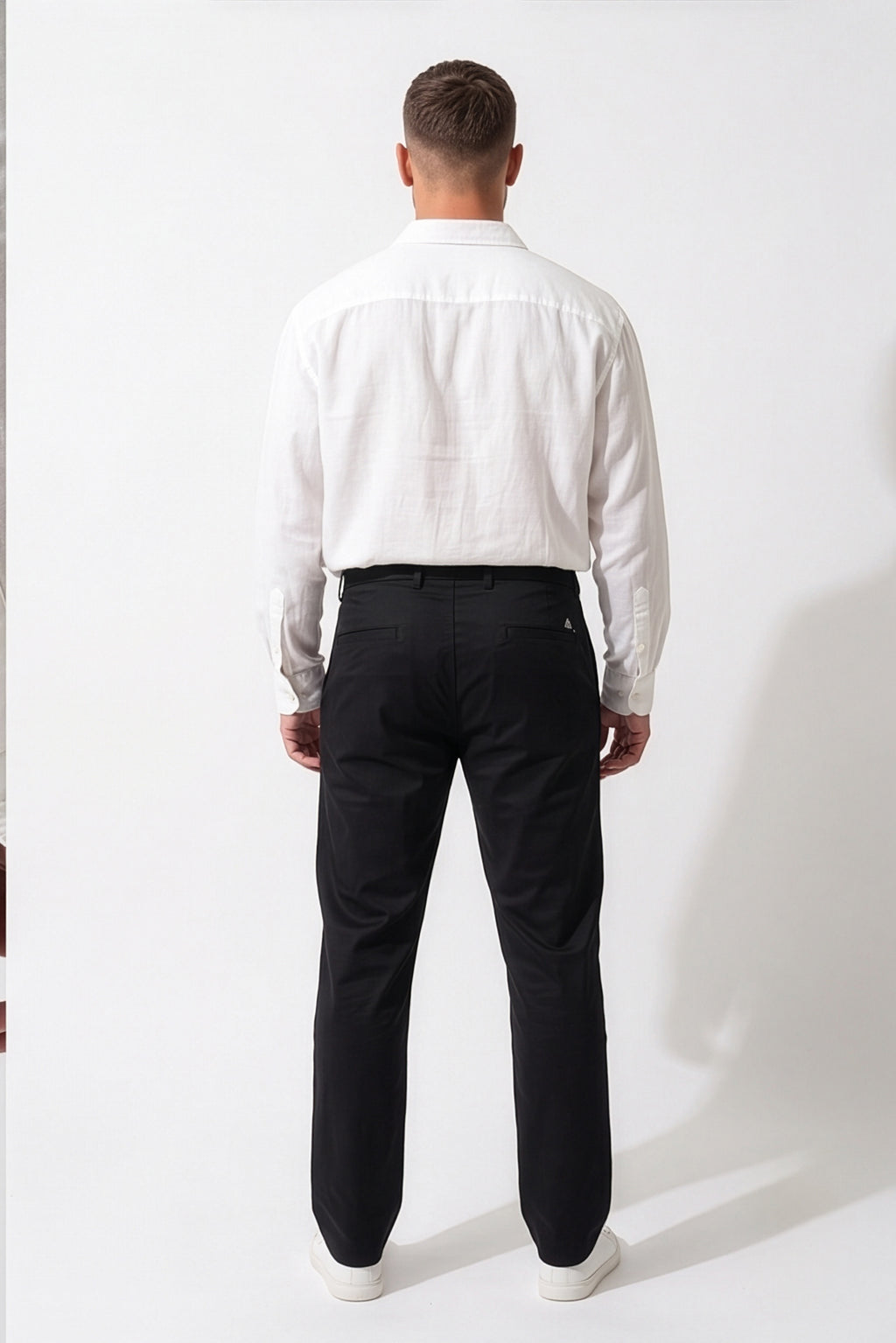 Paul Joness Men's Gap Twill Trouser Black