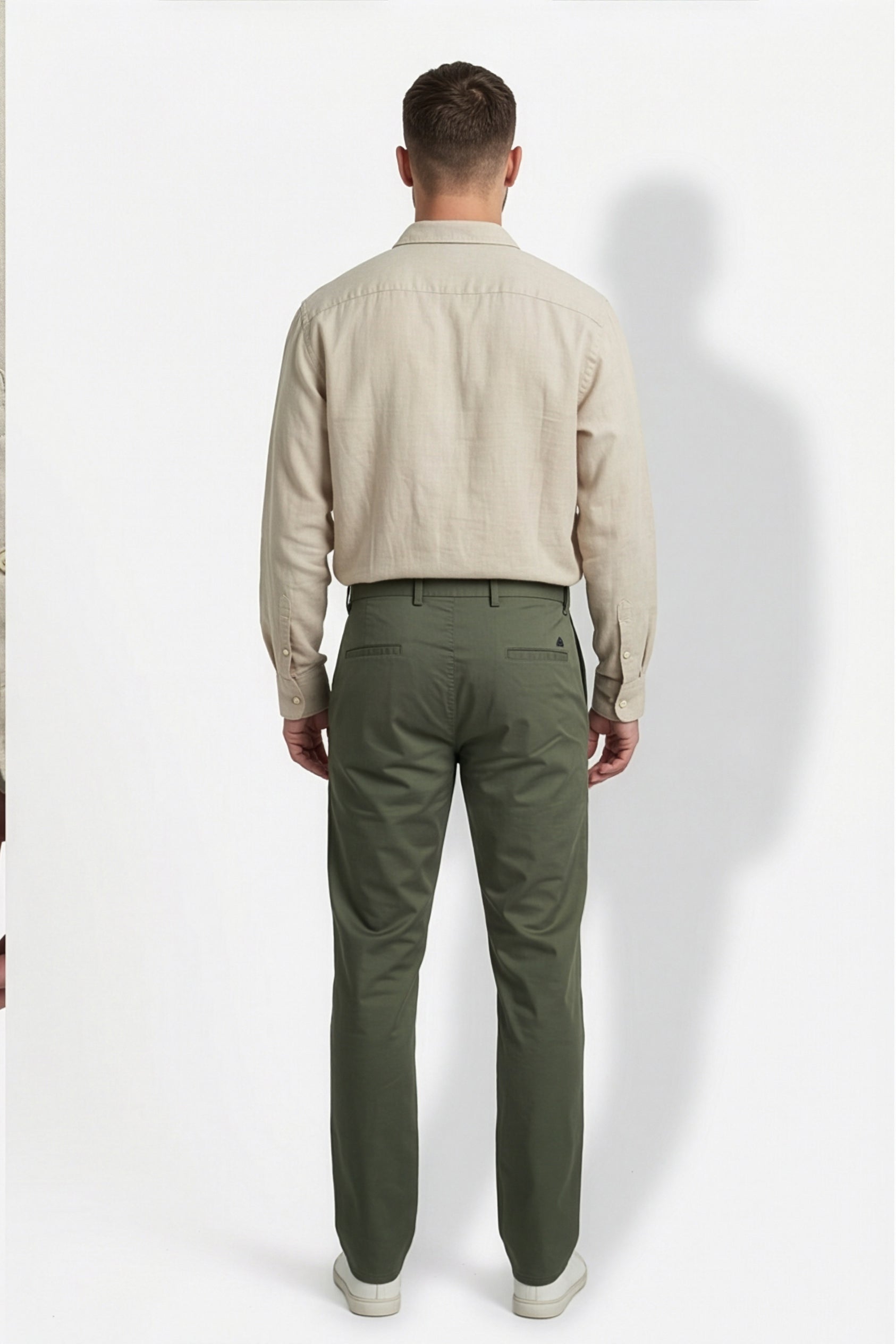 Paul Joness Men's Gap Twill Trouser Military Olive