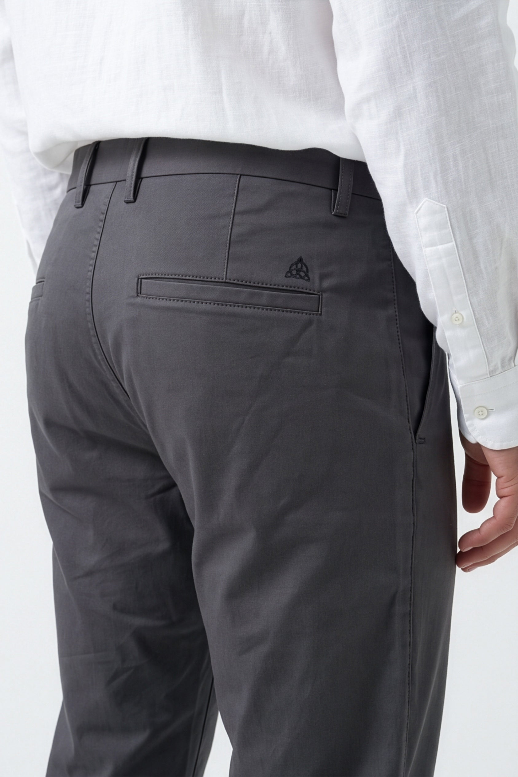 Paul Joness Men's Gap Twill Trouser Charcoal