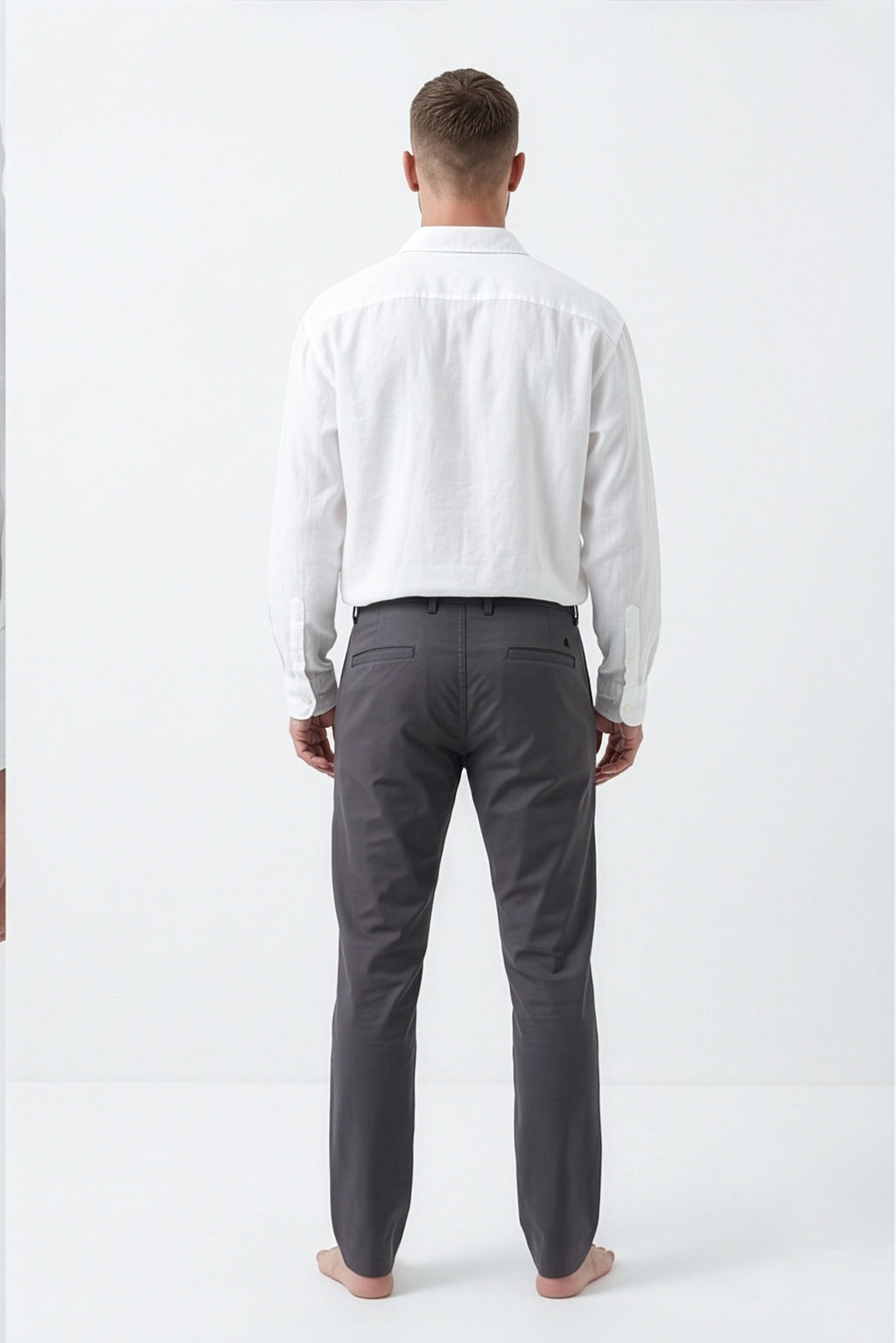 Paul Joness Men's Gap Twill Trouser Charcoal