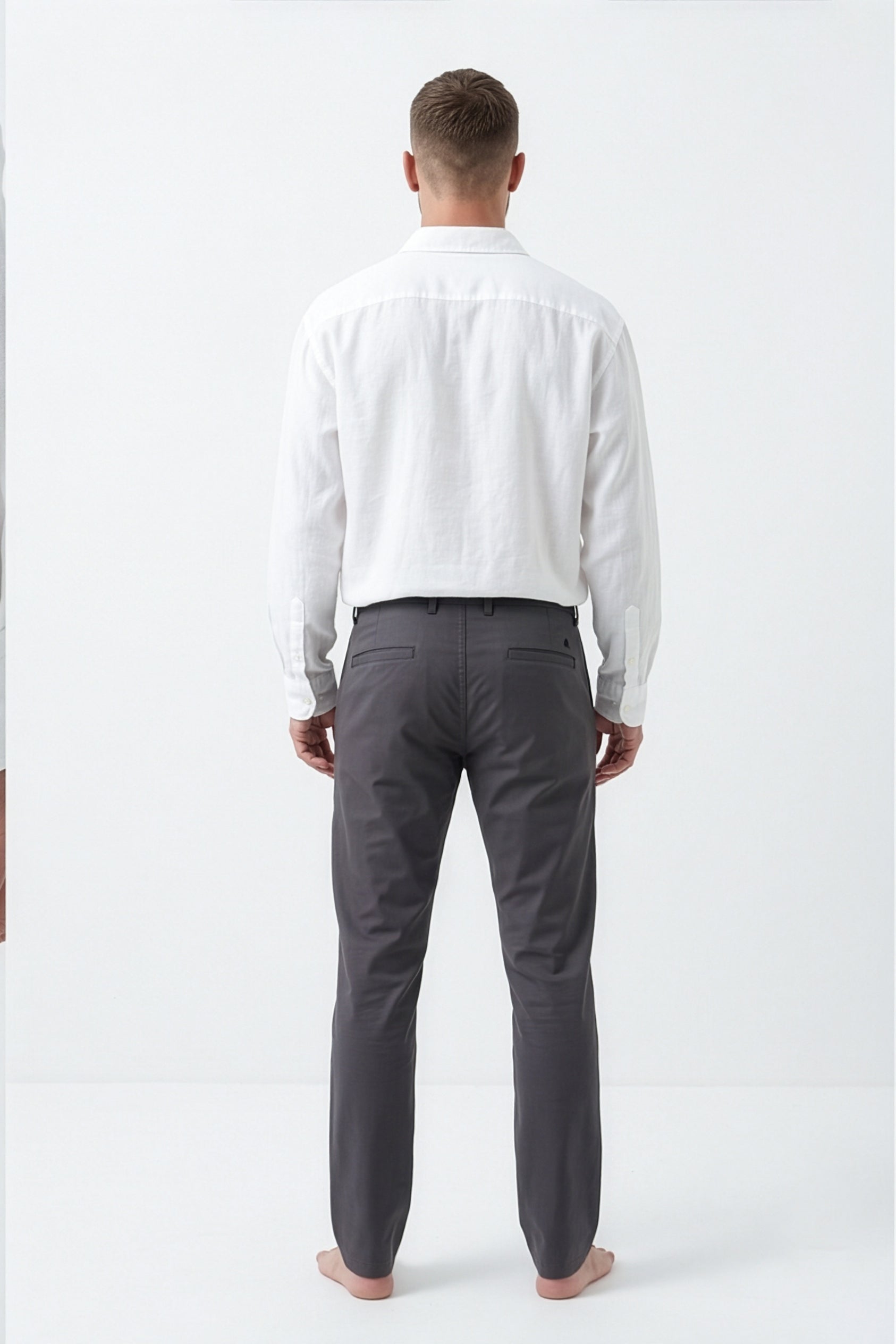 Paul Joness Men's Gap Twill Trouser Charcoal