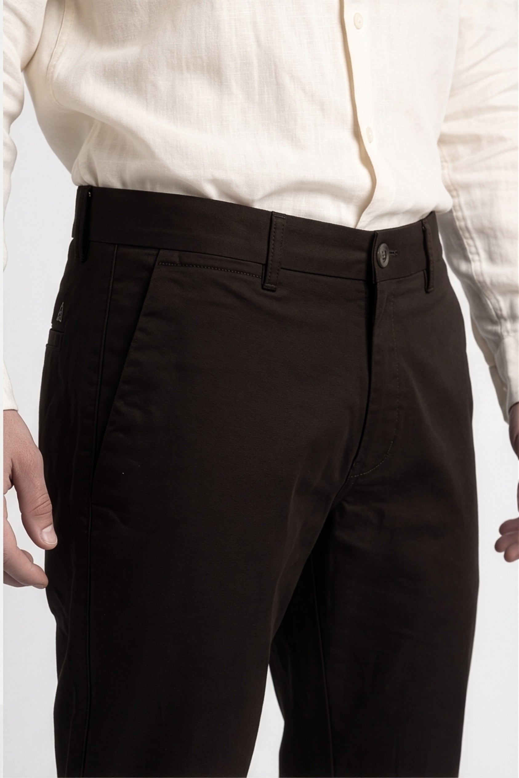 Paul Joness Men's Gap Twill Trouser Brown