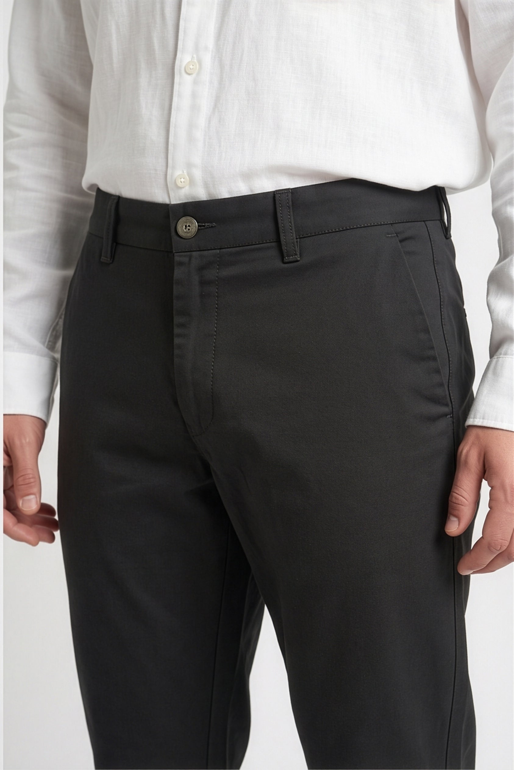 Paul Joness Men's Gap Twill Trouser Graphite