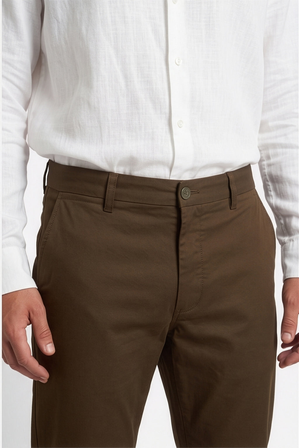 Paul Joness Men's Gap Twill Trouser Tobacco