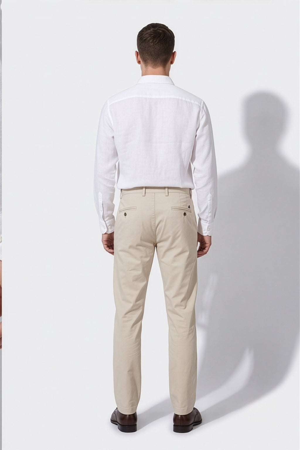 Paul Joness Men's Gap Twill Trouser Cream