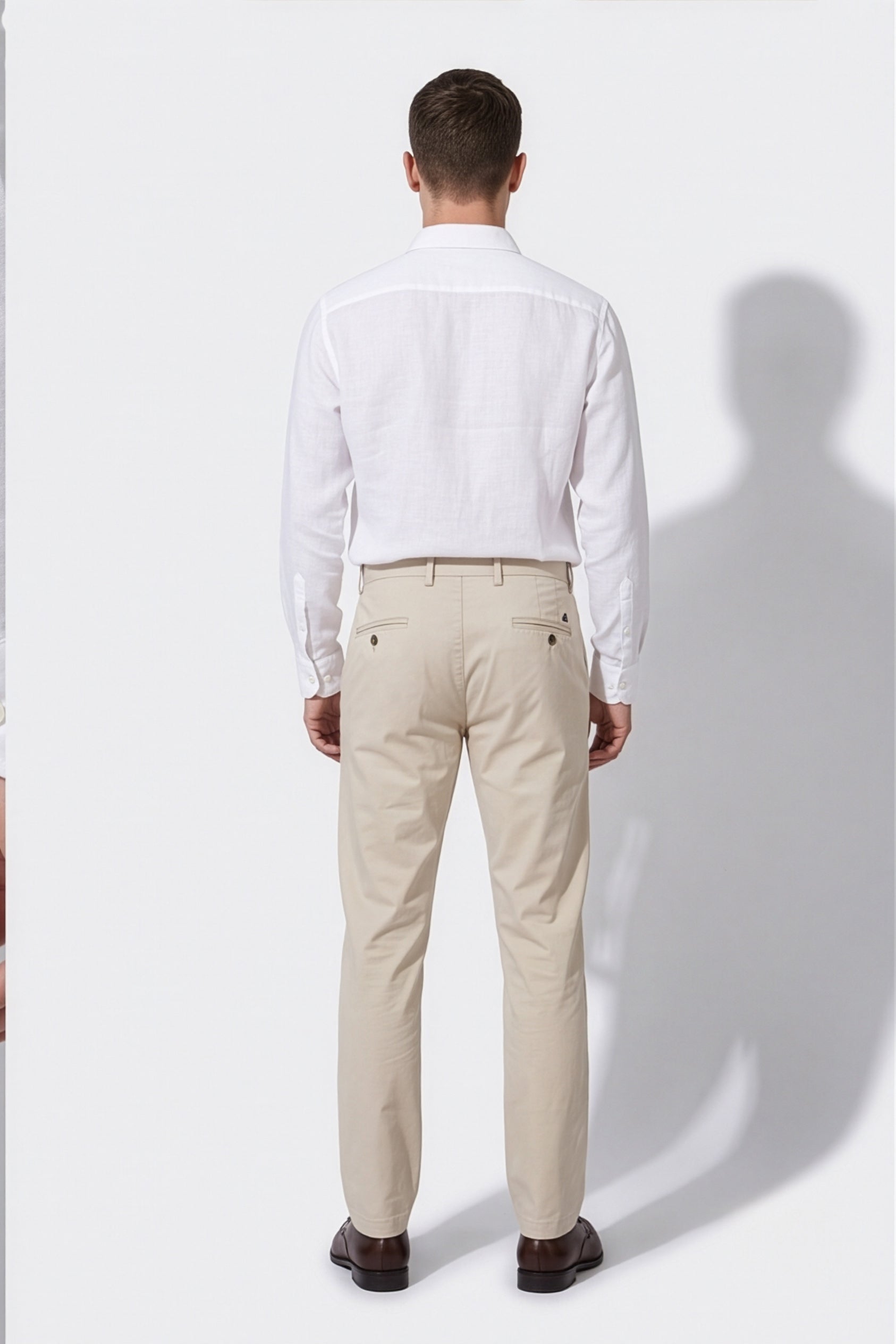 Paul Joness Men's Gap Twill Trouser Cream