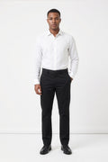 Paul Joness Men's Gap Twill Trouser Black Slim II