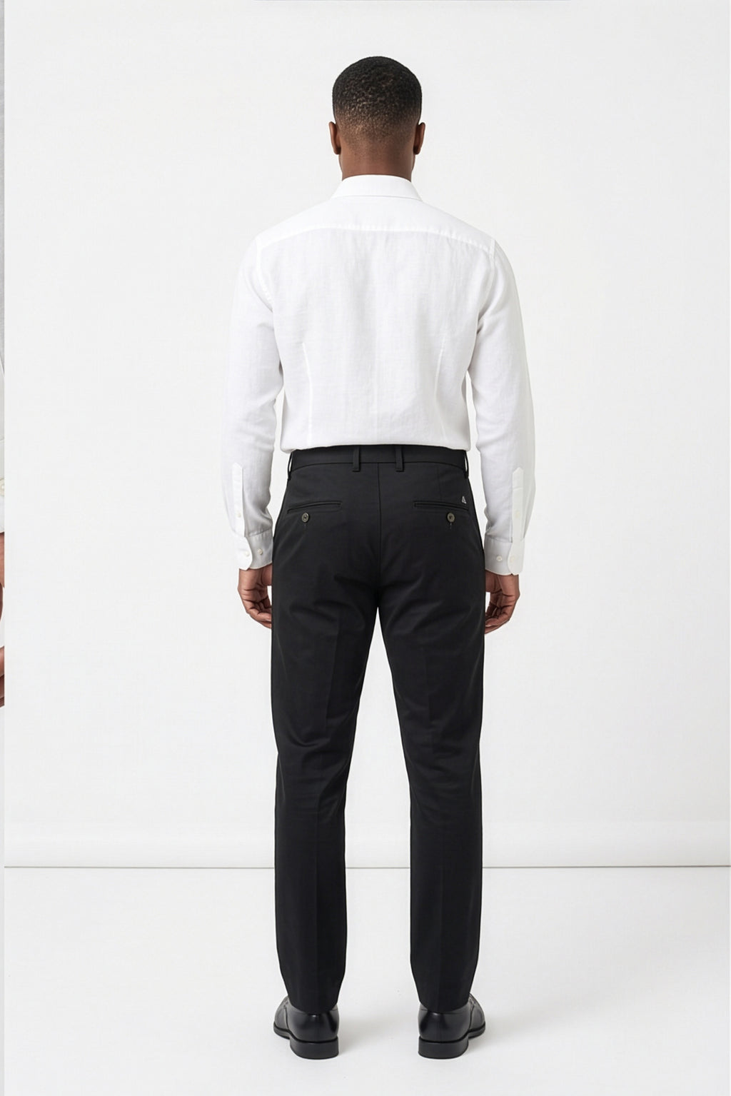 Paul Joness Men's Gap Twill Trouser Black Slim II