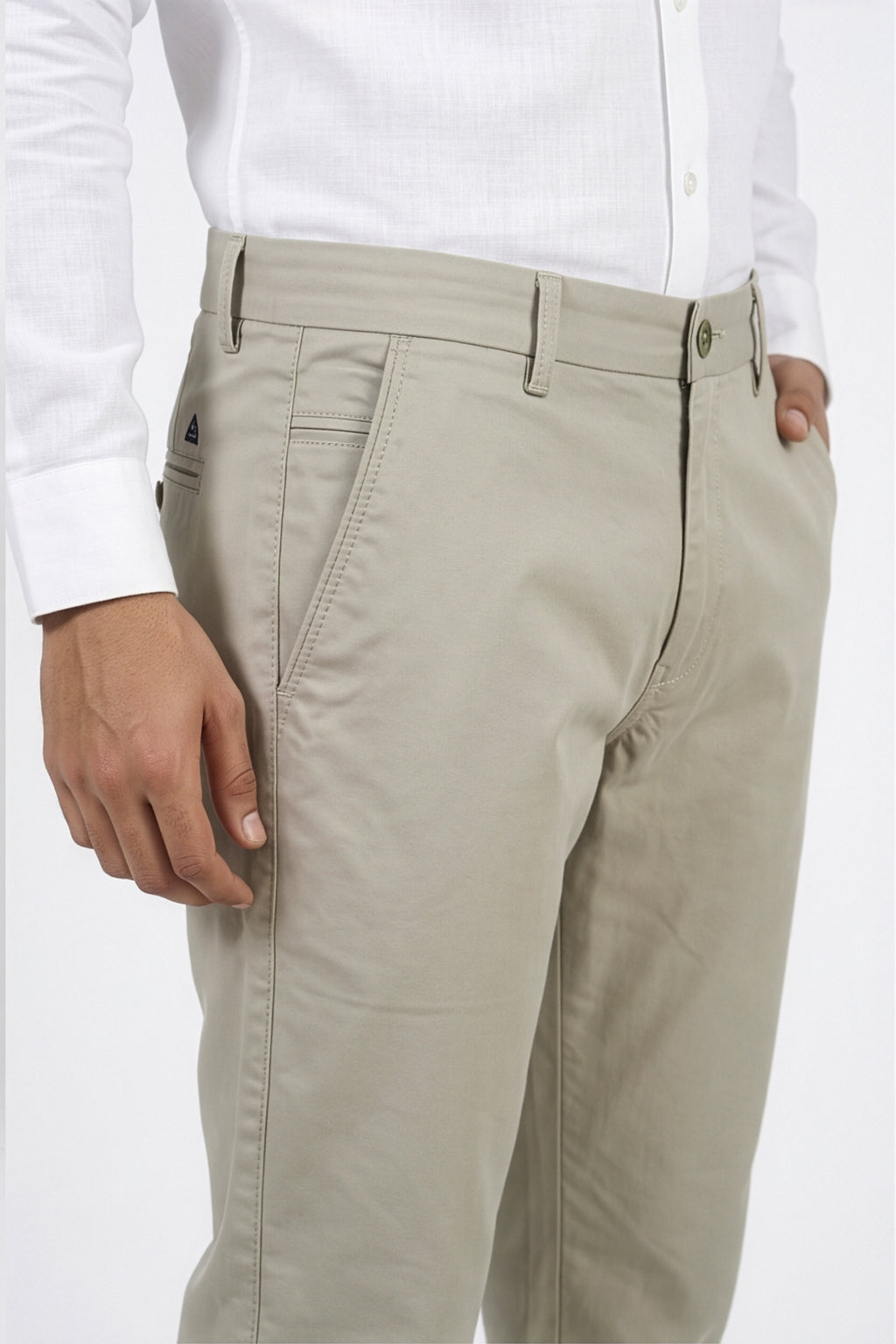 Paul Joness Men's Gap Twill Trouser Light Olive
