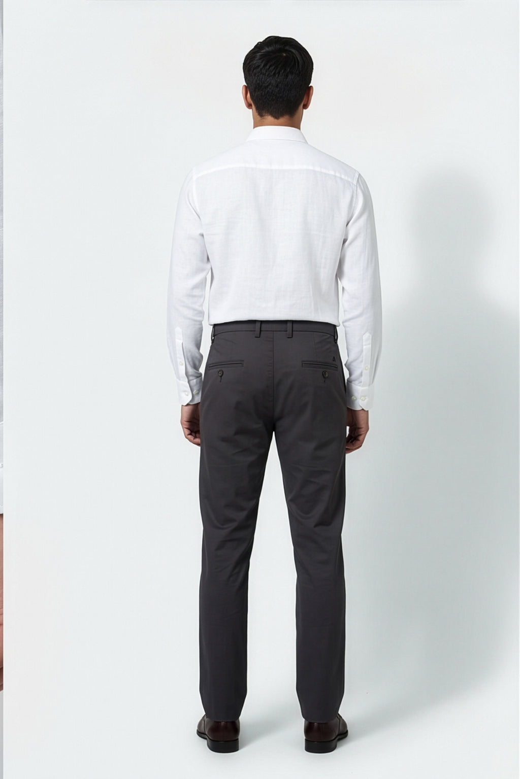 Paul Joness Men's Gap Twill Trouser Charcoal Slim