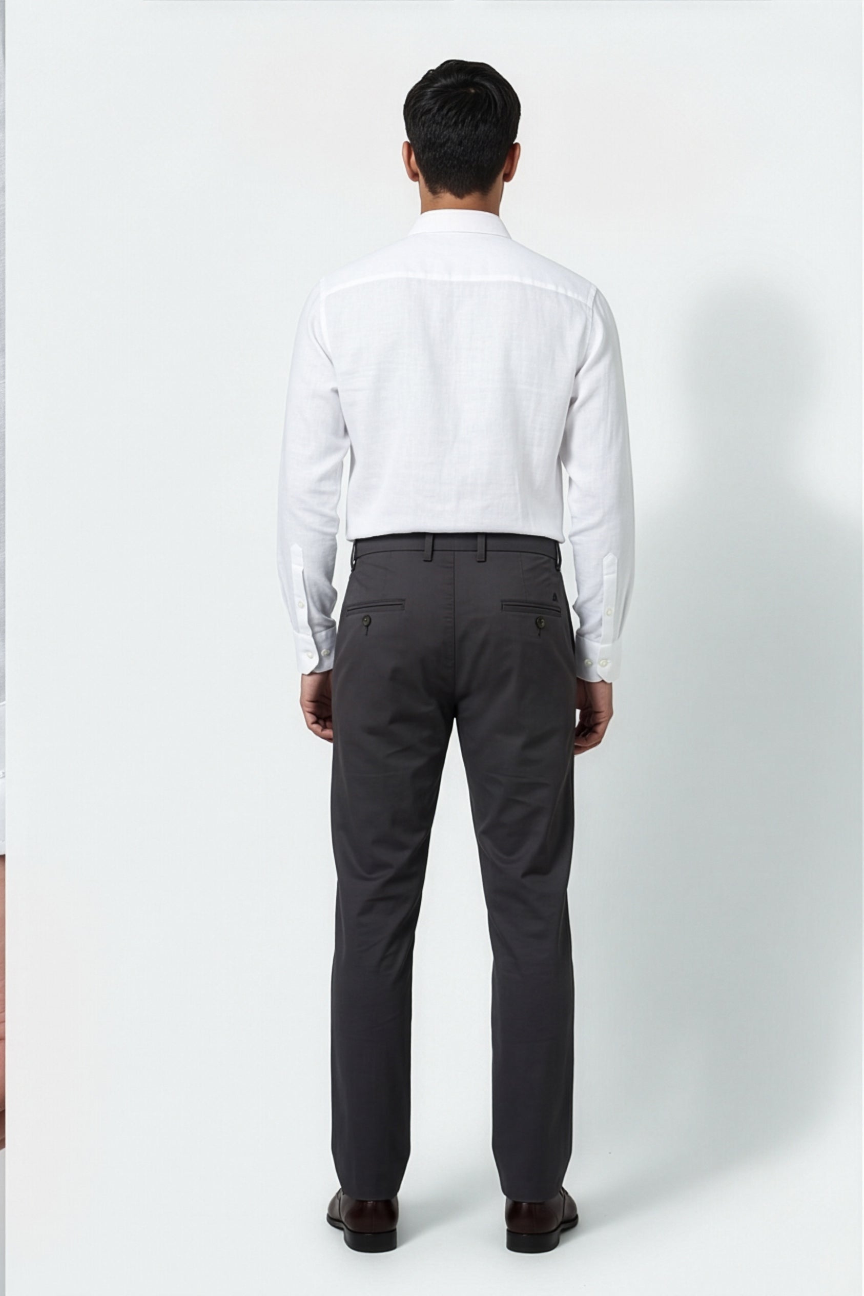 Paul Joness Men's Gap Twill Trouser Charcoal Slim
