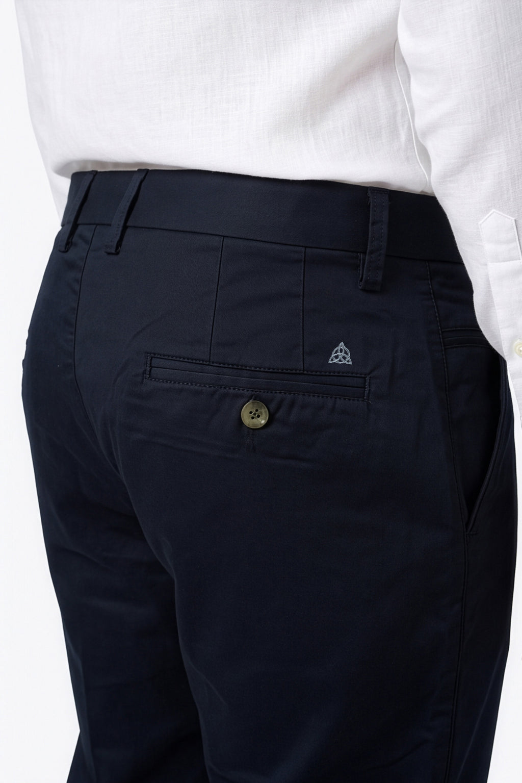 Paul Joness Men's Gap Twill Trouser Navy Slim