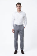 Paul Joness Men's Gap Twill Trouser Slate Grey Slim