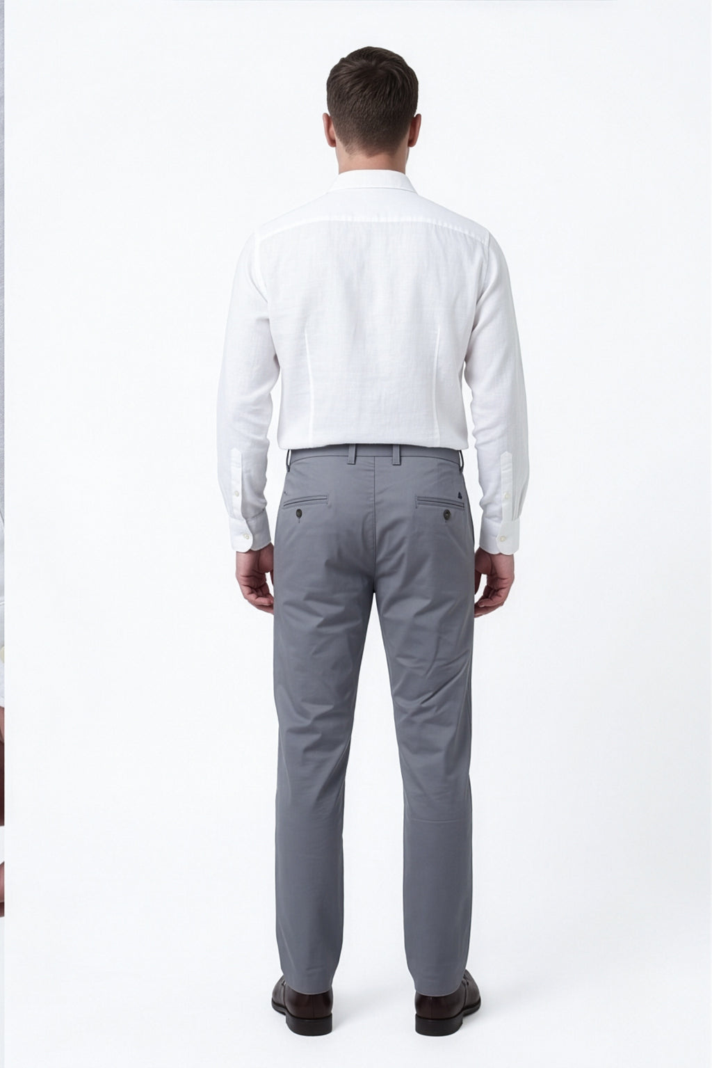Paul Joness Men's Gap Twill Trouser Slate Grey Slim